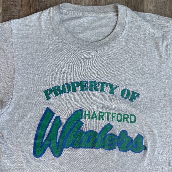 Vintage Hartford Whalers Hockey T Shirt - Picture 2 of 3